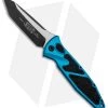 Microtech Socom Elite T/E Automatic Knife Turquoise (4" Two-Tone) 161A-1TQ