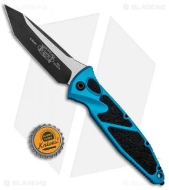 Microtech Socom Elite T/E Automatic Knife Turquoise (4" Two-Tone) 161A-1TQ -Microtech Shop Microtech Socom Elite TE Auto Turquoise TT 161A 1TQ BHQ 98341 jr bottlecap