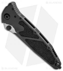 Microtech Socom Elite S/E Manual Knife Black (4" Black Serrated) 160-2T -Microtech Shop Microtech Socom Elite TE Tactical Black Serr 161A 2 BHQ 92247 jr spine