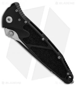 Microtech Socom Elite Tanto Manual Knife (4" Black Serr) 161-2 -Microtech Shop Microtech Socom Elite Tanto Black Serr BHQ 11918 er spine