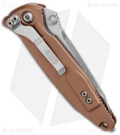 Microtech Socom Elite Tanto Manual Knife Tan (4" Stonewash) 161-10TA -Microtech Shop Microtech Socom Elite Tanto Manual Tan SW 161 10TA BHQ 81893 jr side