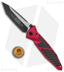 Microtech Socom Elite Tanto Manual Knife Red/CF (4" Two Tone) 161-1RDCFI -Microtech Shop Microtech Socom Elite Tanto Red CF TT 161 1RDCFI BHQ 101584 jr bottlecap