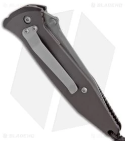 Microtech Socom Liner Lock Knife Black Aluminum (4" Bead Blasted ATS-34) -Microtech Shop Microtech Socom Manual Folder BB Lanyard BHQ 172992 jr side