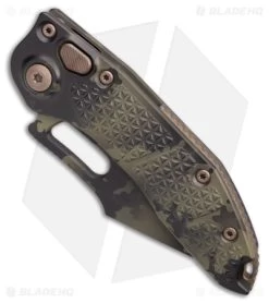 Microtech Stitch Signature Series Automatic Knife Olive Camo (3.75" Camo Serr) -Microtech Shop Microtech Stitch Signature Series Auto Olive Camo Camo Serr BHQ 179043 jr spine