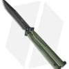 Microtech Tachyon III Balisong Butterfly OD Green (4.5" Black) 173-1DLCOD -Microtech Shop Microtech Tachyon III Balisong Butterfly OD Green Black BHQ 78541 jr