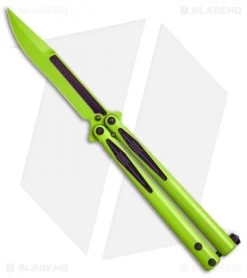 Microtech Tachyon III Balisong Butterfly Incredible (4.5" Green/Purple) 173-1IH