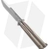 Microtech Tachyon III Balisong Butterfly Knife Tan (4.5" Stonewash) 173-10TA -Microtech Shop Microtech Tachyon III tan sw BHQ 75677 er