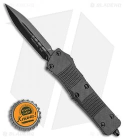 Microtech Signature Series Troodon D/E OTF Automatic CF (3" Black DLC) -Microtech Shop Microtech Troodon D E OTF Automatic Carbon Fiber 3 Black DLC 138 1DLCTCFS BHQ 117008 LS Bottlecap