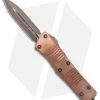 Microtech Signature Series Troodon D/E OTF Auto Knife Copper Top (3" Brnz Apoc)