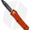 Microtech Troodon D/E OTF Automatic Knife Orange ( 3" Black ) 138-1OR