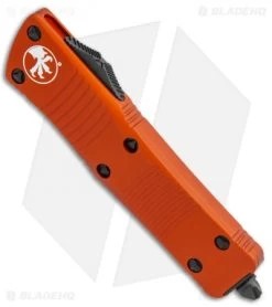 Microtech Troodon D/E OTF Automatic Knife Orange ( 3" Black ) 138-1OR -Microtech Shop Microtech Troodon DE OTF Auto Orange Black 138 1OR BHQ 97881 jr spine