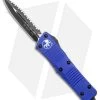 Microtech Troodon D/E OTF Automatic Knife Purple (3" Black Full Serr)