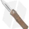 Microtech Troodon D/E OTF Automatic Knife Tan (3" Satin) 138-4TA