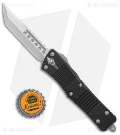 Microtech Signature Series Troodon Hellhound Tanto OTF Knife Black (3" SW) -Microtech Shop Microtech Troodon Hellhound Tanto Black SW 619 10 BHQ 103900 jr bottlecap