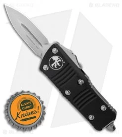 Microtech Troodon Mini D/E CA Legal OTF Automatic Black (1.9" SW) 238-10 -Microtech Shop Microtech Troodon Mini D E CA Legal OTF Automatic Black 1.9 SW 238 10 BHQ 117005 LS Bottlecap