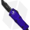 Microtech Troodon Mini T/E CA Legal Automatic Knife Purple Alum (1.9" Black)