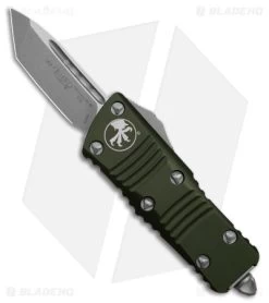 Microtech Troodon Mini T/E CA Legal OTF Auto Knife OD Green (1.9" Apocalyptic)