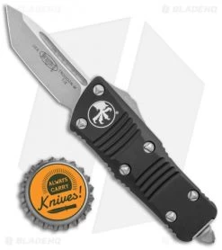 Microtech Troodon Mini T/E CA Legal OTF Automatic Knife Black (1.9" Apocalyptic) -Microtech Shop Microtech Troodon Mini TE CA Legal OTF Auto Black Apocolyptic 240 10AP BHQ 122203 jr bottlecap