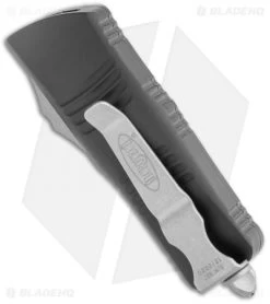 Microtech Troodon Mini T/E CA Legal OTF Automatic Knife Black (1.9" Apocalyptic) -Microtech Shop Microtech Troodon Mini TE CA Legal OTF Auto Black Apocolyptic 240 10AP BHQ 122203 jr side