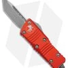 Microtech Troodon Mini T/E CA Legal OTF Auto Knife Orange Al (1.9" Apocalyptic) -Microtech Shop Microtech Troodon Mini TE CA legal OTF AK Orange 1in Apocalyptic BHQ 178242 td
