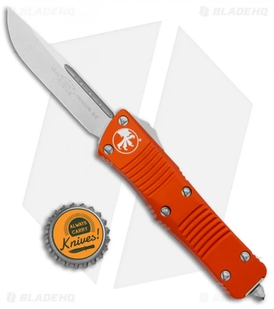 Microtech Troodon S/E OTF Automatic Knife Orange (3" Stonewash) 139-10OR 6 Microtech Troodon S/E OTF Automatic Knife Orange (3" Stonewash) 139-10OR - Image 4