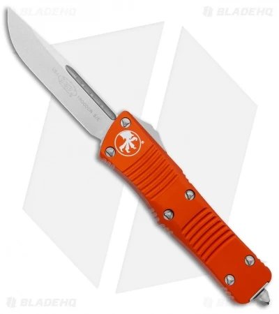 Microtech Troodon S/E OTF Automatic Knife Orange (3" Stonewash) 139-10OR 3 Microtech Troodon S/E OTF Automatic Knife Orange (3" Stonewash) 139-10OR