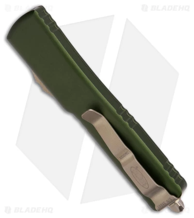 Microtech UTX-70 D/E OTF Automatic Knife OD Green (2.4" Bronze Stonewash) 5 Microtech UTX-70 D/E OTF Automatic Knife OD Green (2.4" Bronze Stonewash) - Image 3