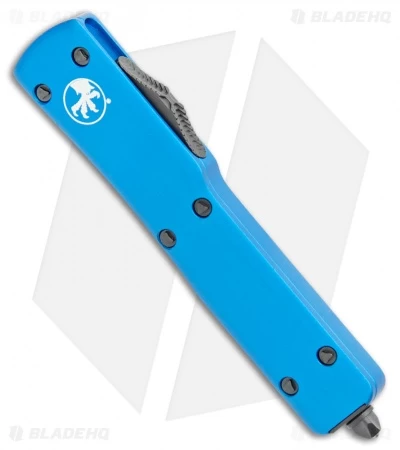Microtech UTX-70 S/E OTF Automatic Knife Blue (2.4" Black Serr) 148-2 BL 4 Microtech UTX-70 S/E OTF Automatic Knife Blue (2.4" Black Serr) 148-2 BL - Image 2