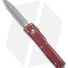 Microtech UTX-70 D/E OTF Automatic Knife Distressed Merlot Al (2.5" Apocalyptic) -Microtech Shop Microtech UTX 70 DE OTF Auto Distressed Merlot Apocalyptic BHQ 178835 jr