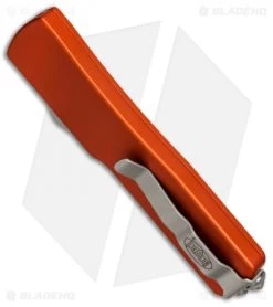 Microtech UTX-70 D/E OTF Automatic Knife Orange (2.4" Satin) 147-4OR -Microtech Shop Microtech UTX 70 Orange Satin 147 4OR BHQ 49731 jr side