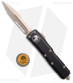 Microtech UTX-85 D/E OTF Automatic Knife Black (3.1" Bronzed) 232-14 -Microtech Shop Microtech UTX 85 D E OTF Automatic Knife Black Bronzed 232 14 BHQ 181094 KC bottle cap