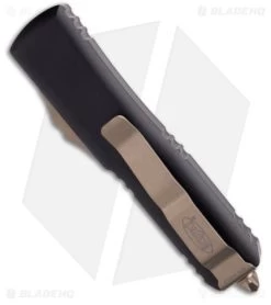 Microtech UTX-85 D/E OTF Automatic Knife Black (3.1" Bronzed) 232-14 -Microtech Shop Microtech UTX 85 D E OTF Automatic Knife Black Bronzed 232 14 BHQ 181094 KC side
