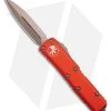 Microtech UTX-85 D/E OTF Automatic Knife Orange (3.125" Bronze)