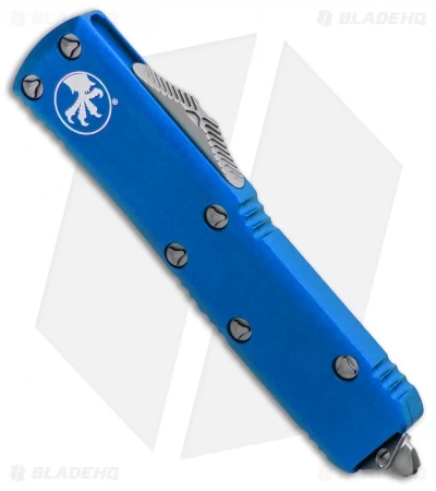 Microtech UTX-85 D/E OTF Automatic Knife Blue (3.125" Satin) 232-4BL 4 Microtech UTX-85 D/E OTF Automatic Knife Blue (3.125" Satin) 232-4BL - Image 2