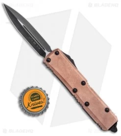 Microtech UTX-85 D/E OTF Automatic Knife Copper (3.125" Black) 232-1CP -Microtech Shop Microtech UTX 85 DE OTF Auto Copper Black 232 1CP BHQ 95399 jr bottlecap