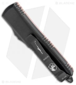 Microtech UTX-85 D/E OTF Automatic Knife Copper (3.125" Black) 232-1CP -Microtech Shop Microtech UTX 85 DE OTF Auto Copper Black 232 1CP BHQ 95399 jr side