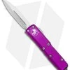 Microtech UTX-85 D/E OTF Automatic Knife Violet (3.125" Stonewash) 232-10VI -Microtech Shop Microtech UTX 85 DE OTF Auto Violet SW 232 10VI BHQ 96392 jr