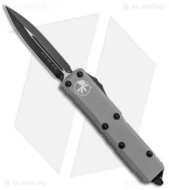 Microtech UTX-85 D/E OTF Automatic Knife Gray (3.125" Black) 232-1GY