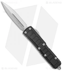 Microtech UTX-85 II Signature Series Dagger D/E OTF Automatic Black (3.1" SW)