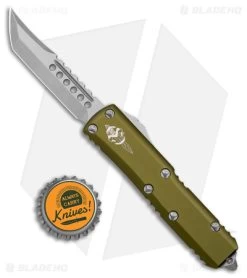 Microtech UTX-85 Hellhound Signature Series OTF Automatic Knife OD Green (3" SW) -Microtech Shop Microtech UTX 85 Hellhound Signature Series OTF Auto OD Green SW BHQ 179048 jr bottlecap