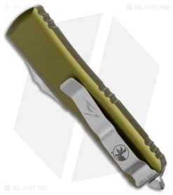 Microtech UTX-85 Hellhound Signature Series OTF Automatic Knife OD Green (3" SW) -Microtech Shop Microtech UTX 85 Hellhound Signature Series OTF Auto OD Green SW BHQ 179048 jr side