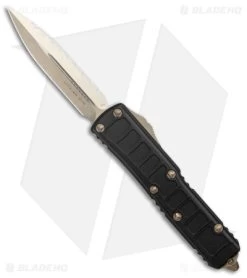 Microtech UTX-85 II Signature Series DE FS OTF Auto Knife (3.1" Bronze Serr)