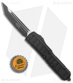 Microtech UTX-85 II T/E Signature Series Tanto OTF Knife Black (3" Two-Tone) -Microtech Shop Microtech UTX 85 II TE Signature Series Tanto Black TT BHQ 138637 jr bottlecap