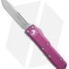 Microtech UTX-85 S/E OTF Automatic Knife Violet (3.125" Stonewash) 231-10VI