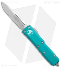 Microtech UTX-85 S/E OTF Automatic Knife Turquoise (3.125" Satin) 231-4TQ