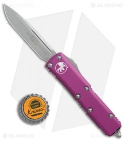 Microtech UTX-85 S/E OTF Automatic Knife Violet (3.125" Apocalyptic) 231-10APVI -Microtech Shop Microtech UTX 85 SE violet apocalyptic BHQ 74305 er bottlecap 2