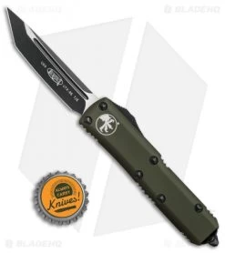 Microtech UTX-85 T/E OTF Automatic Knife OD Green (3.125" Black) 233-1OD -Microtech Shop Microtech UTX 85 TE OD Green Black 232 1OD BHQ 82000 er bottlecap jr