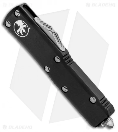 Microtech UTX-85 T/E OTF Automatic Knife Black (3.125" Black Serr) 233-2 4 Microtech UTX-85 T/E OTF Automatic Knife Black (3.125" Black Serr) 233-2 - Image 2