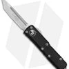 Microtech UTX-85 T/E OTF Automatic Knife Black (3.125" Stonewash Serr) 233-11