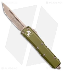Microtech UTX-85 T/E Tanto OTF Automatic Knife OD Green (3.1" Bronze)